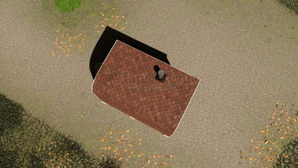 Баня «Парус» из кедра 4х2,2 метра